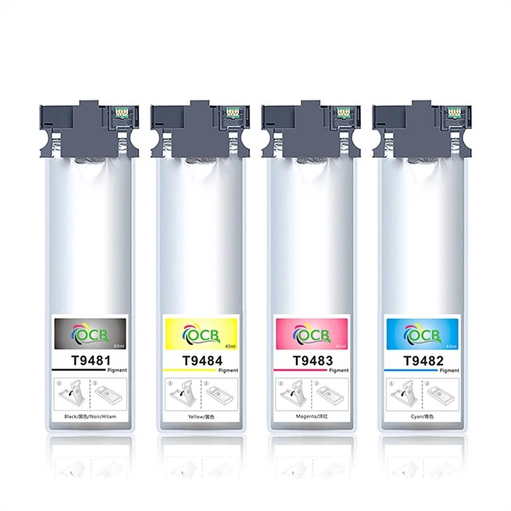 EPSON वर्कफोर्स WF-C5790DWF के लिए T9481-T9484 इंक बैग