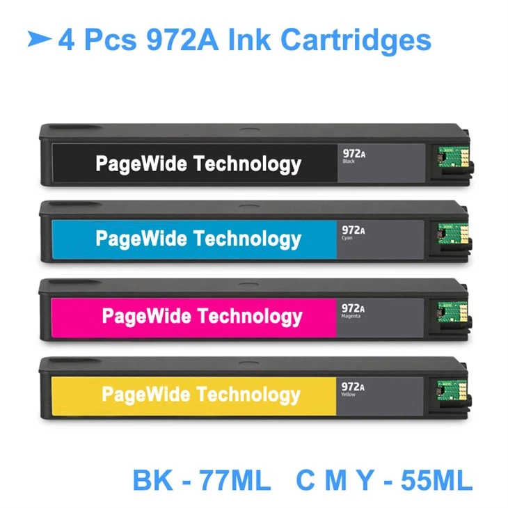 HP 972A पुनः निर्मित स्याही कारतूस